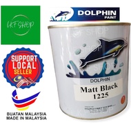 Dolphin PAINT Matt Black 1225 1Liter ~L.K.F SHOP~