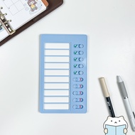 กระดาน To Do List บันทึก สิ่งที่ต้องทำ รายวัน Daily Habit Tracker Board by mimisplan