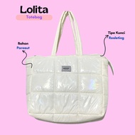 Code E47G Lolita Totebag Women's bag Tote bag Laptop bag Up to 14 inch Tote bag College bag Ngampus