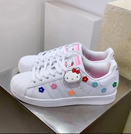 Hello Kitty x Adidas Originals Superstar 經典貝殼頭休閒板鞋｜男女裝36-45碼｜香港行貨｜可愛聯乘設計