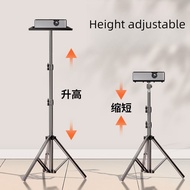 Projector Stand Tripod Adjustable: Universal Laptop Standing Height from 17" to 48" with Tray Ball Head Carry Bag for Computer Camera