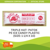 PATOK ICE CANDY PLASTIC [1 1/4 X 10 INCHES] - 100, 250, 500PCS