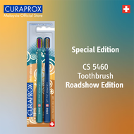 CURAPROX CS 5460 Ultra Soft Toothbrush 2 pcs set- Roadshow Edition - Made in Switzerland