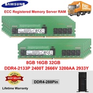 Samsung 8GB 16GB 32GB PC4-2133P 2400T 2666V  3200AA 2933Y DDR4-2133MHz 2400MHz 2666MHz 3200MHz 2933M