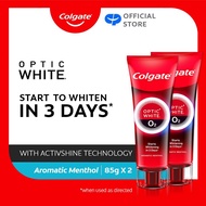 [Bundle of 2] Colgate Optic White O2 Oxygen Whitening Toothpaste 85g
