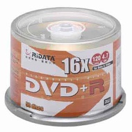 RIDATA 光碟片16X DVD+R/50片桶裝 RIDVDPR50B