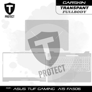 Transparent Laptop Garskin Cover Fullbody Glitter/ Asus TUF Gaming A15 FA506 FA506NCR FA506NFR