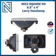 2 PCS 6.5" x 4" 4652 H4 Lampu Besar Head Lamp Lorry ISUZU ELF NPR NHR DAIHATSU DV57 DV99 DV116 CANTE