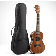 Sarung Ukulele 21in, Sarung Ukulele Soprano Lembut, Beg Berlapis Tahan Lasak dengan Tali Boleh Laras