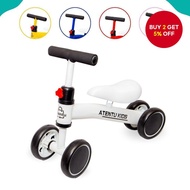 4-Wheel Balance Bike For 1-3 Year Olds, Silent Ride Toddler Training Bike With Adjustable, Birthday 