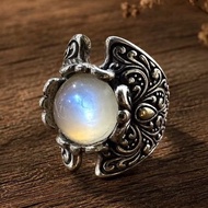 Vintage original design moonstone s925 ring