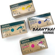 ก๊อกบอลสนาม แฟนซี SANWA 1/2 (ยกกล่อง) ก๊อกสนาม ก็อกสนาม ก๊อกสวมสายยาง หลากสี ของแท้ 100%