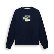 DRM Graphic Crewneck Sweater - Coast Navy