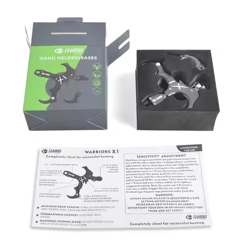 3/4 Finger Arrow Trigger Archery Bow Release Aids Release Aid Archery Caliper Release for Compound B