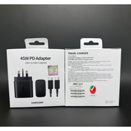 45W Adaptive PD Fast Charger For Samsung Galaxy A55 A35 A25 A15 A54 A34 S24 Ultra S23 S22 Z Flip 4 5