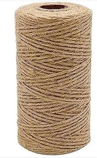 Jute Twine Rope String for Home Decorating, Cat Scratcher Post Tree, DIY Arts Crafts, Garden, Bindin