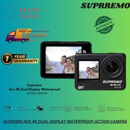 SPACETECH ] Supremo Ace 4K Dual Display Waterproof Action Camera