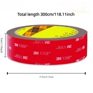 3M double-sided tape installation tape Heavy duty foam tape suitable for car home decoration waterpr