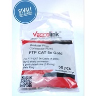 RJ45 BESI GOLD FTP CAT5E VASCOLINK 50 PC