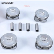 4pcs N14B16A  N14B16C Engine +0.5mm Piston & Ring Set 11257566019 11257540609 11257566479 For 06-16 