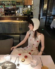 Carisa Dot Dress **งานตัดร้าน** มี 2 สี จุดแดงจุดดำ น่ารักมาก