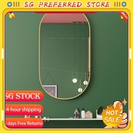 Bathroom Mirror Oval Mirror Wall Mirror Free Punch Make Up Mirror oval mirror arch mirror