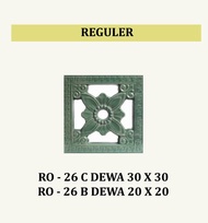 Roster/Lubang Angin/Ventilasi Keramik ( Dewa 30cmx30cm) - TRISENSA