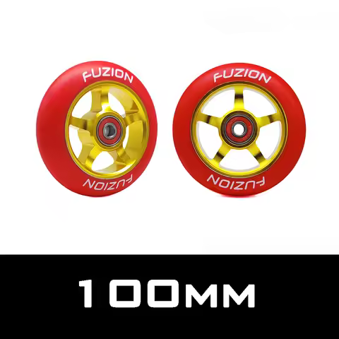 2 High Precision Aluminium Alloy Hub 110mm scooter wheel Heavy Speed Roller white green blue 100mm 8
