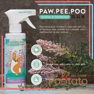 Paw Pee Poo Dog Cleaning Medicine Sanitizer Disinfectant Lavender Cage Furniture Toys