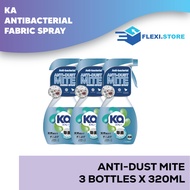 Ka Antibacterial Fabric Spray 320ml x 3 (Anti-Dust Mite)