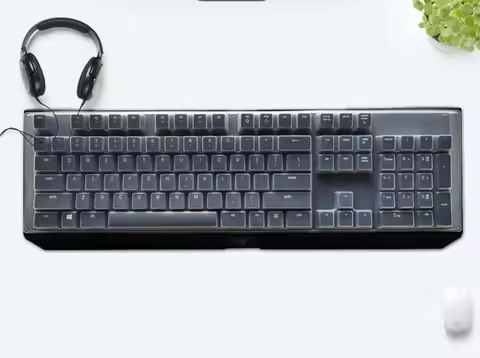 Clear Transparent Silicone Keyboard Cover Protectors Film For Razer BlackWidow X Chroma RGB Mechanic