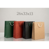 PAPERBAG THICKPOLOS SIZE 26X33X12 (CONTENTS 12 PCS)
