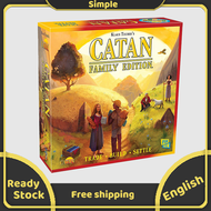 Catan ฉบับครอบครัวเกมกระดานภาษาอังกฤษรุ่น Simple 3C