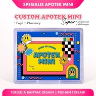 Mini Pharmacy Custom Box Super Sticker Gift Character Theme - Pop Up Pharmacy
