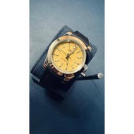 ※Seiko Mod 精工 黃面 探險家 日誌 藍寶石玻璃 機械錶