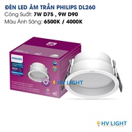 Philips DL260 LED ceiling light - Soft light, modern design