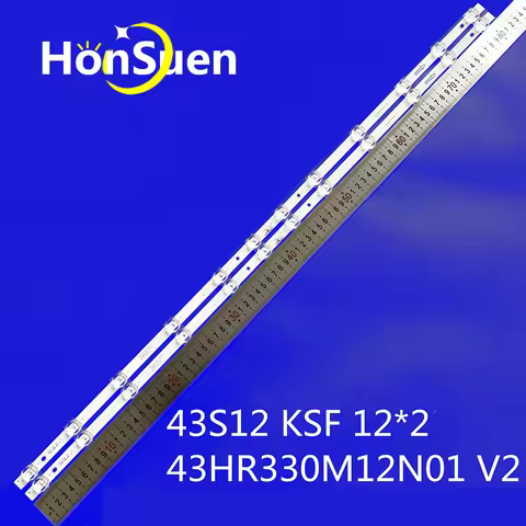 2PCS LED Backlight strip for 43P745 43P737 43S12 43V8E 43HR330M12N01 V2 43S12-ZX3030A1-12X2KW-V4