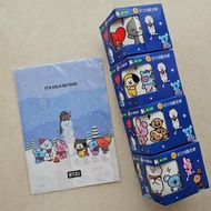 全新 韓國 BTS防彈少年團BT21 Q版造型馬克杯 全瓷 黑人牙膏限量聯名商品+聖誕資料夾 共5件