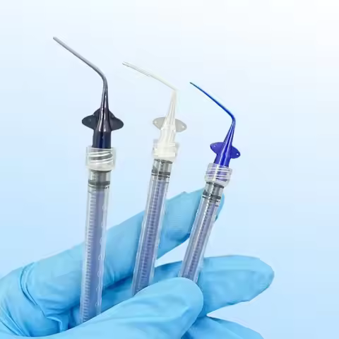 Dental Syringe Disposable Delivery Tip Endodontic Needle Root Canal Applicator Periodontal Irrigatio