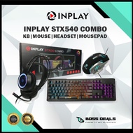 ﹊☁INPLAY STX540 COMBO 4 IN 1 COMBO RGB KEYBOARD / MOUSE / HEADSET / MOUSEPAD