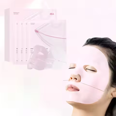 4pcs/Box Absorbable PDRN Pink Collagen Gel Mask Niacinamide Brightening Moisturizing Collagen Firmin