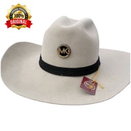 HITAM Laken Hat Fedora Marlboro Brim Wide Gray Color Ribbon Black Sheepskin Material Import Original