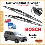 For Toyota Unser BOSCH ADVANTAGE Wiper Front FREE Windshield Tablets Wiper Cermin Kereta DIY Origina
