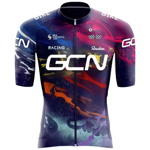 Raudax Gcn Men's Summer Cycling Short Sleeve Jerseys Outdoor Road Bike Breathable Bike Shirts Cyclin