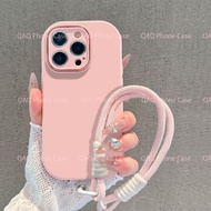 Case with Lens Protection for iPhone 16 15 14 13 12 11 Pro Max 7 8Plus Creative Anti-Fall Soft Silic
