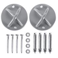 2 Pack Wall Mount Bracket for Suspension Straps, Ceiling Anchor Mount for Rings, Body Weight Strengt