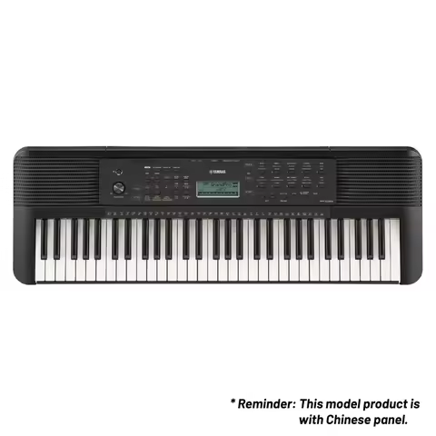 YAMAHA PSR-E283 61-Key Portable Keyboard for Beginners with Music Rest, Power Adapter, 410 Timbres, 