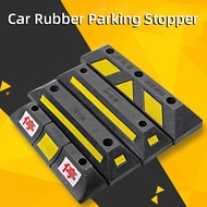Car Parking Stopper Heavy Duty Rubber Parking Blocker Parking Wheel Alignment Truck Parking Mark