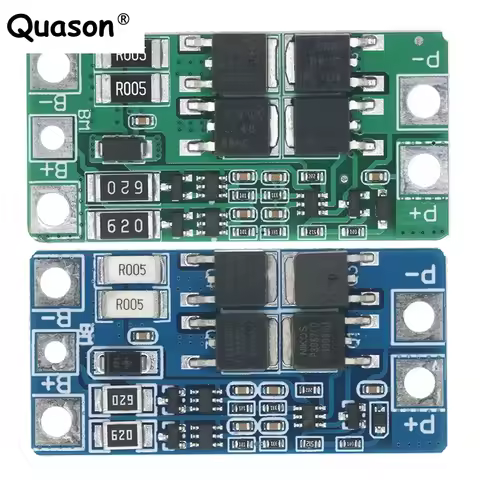 2S 10A 7.4V 18650 lithium battery protection board 8.4V balanced function/overcharged protection Goo