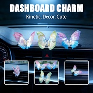 Moving Decor Butterfly Console Kinetic Cute Ornament Mesmerizing Accessories Unique Car Dashboard